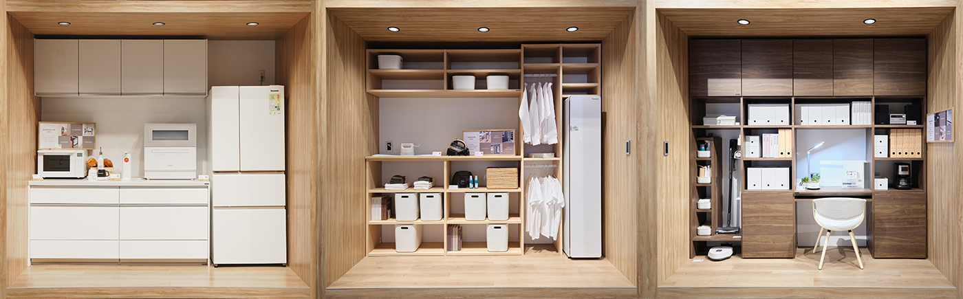 Panasonic PoME概念體驗館-住宅空間提案-收納