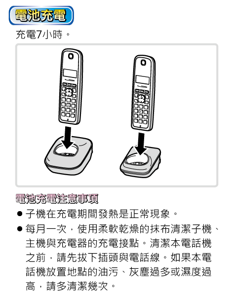 子機發出嗶聲及或出現電池符號閃爍- 常見問答- Panasonic 台灣